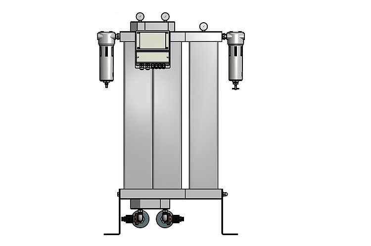 Adsorptionstrockner TSTB2 klatregeneriert, ölfrei - Kompaktbaureihe Adsorptionstrockner TSTB2 klatregeneriert, ölfrei - Kompaktbaureihe