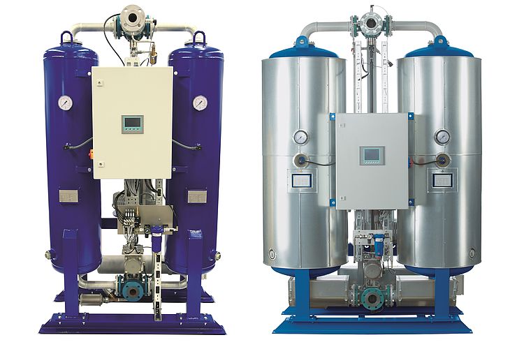 Adsorptionstrockner TSTW-V / TSTW-VG warmregeneriert (Gleich- oder Gegenstromverfahren) Adsorptionstrockner TSTW-V / TSTW-VG warmregeneriert (Gleich- oder Gegenstromverfahren)