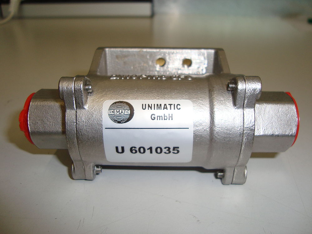 Edelstahl Rohrschieberventile